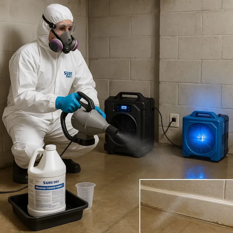 Sanitization and Odor Removal process in Thurmont, MD